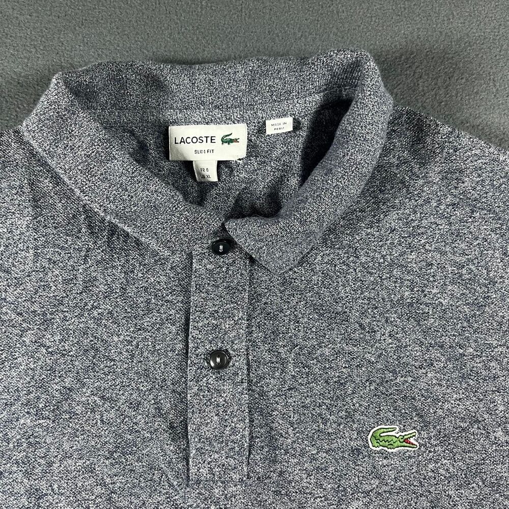 Lacoste Men's Grey Polo-shirts - Picture 2 of 6
